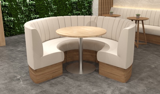 Booths & PODs - 2025 About Us 5 Booth Seating
